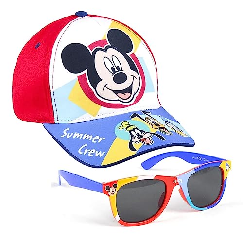 Talla: 3-7 años - Set de Cerdá Gorra y Cerdá Gafas de Sol de Mickey Mouse para Niños For Cheap