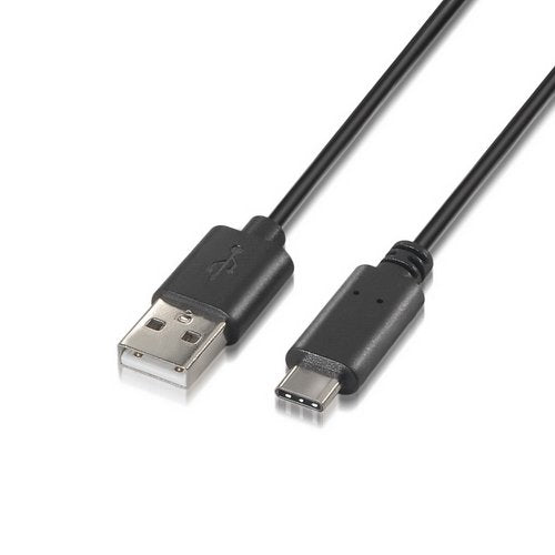 Nanocable 10.01.2101 - Cable USB 2.0 a USB-C para Móviles, Tablets y Portátiles, 3A de Carga, 1 Metro, Negro Reacondicionado For Cheap