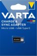 Adaptador Varta de Carga y Datos, Micro USB a USB Tipo C (Compatible con Apple Macbook, Google Nexus, HTC, Huawei, Sony Xperia y más) Reacondicionado on Sale