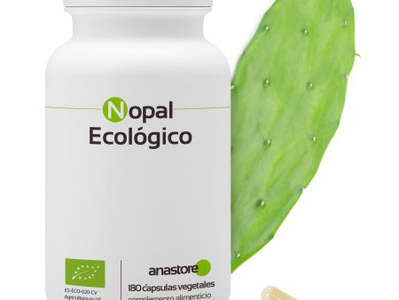 NOPAL ECOLÓGICO - 470 mg   180 cápsulas - Salud Cardiovascular, Digestión y Control de Peso - Fabricado en Francia Embalaje Deteriorado Online now