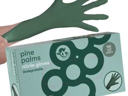 FRAMAR Green Gloves - Guantes Desechables de Nitrilo Sin Látex, Pequeños, Sin Polvo Embalaje Deteriorado For Discount