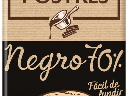 Nestlé Postres Tableta de Chocolate Negro 70% para Repostería - 170g Embalaje Deteriorado For Cheap