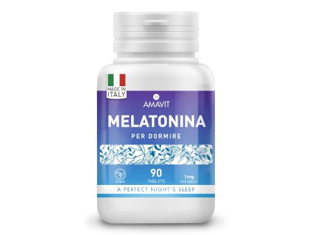 Melatonina Pura 1mg con Adenosina y Glicina - 90 Tabletas Sin Gluten Lactosa [Alta Absorción, Fácil de Tragar] Embalaje Deteriorado Discount