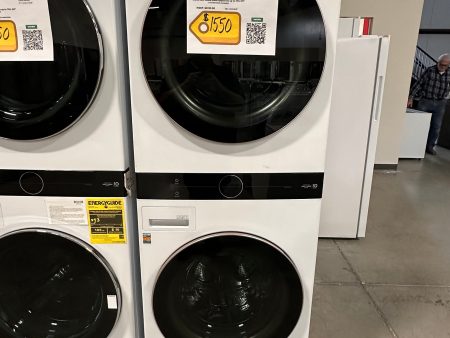 NEW LG FRONT LOAD WASHER GAS DRYER WASHTOWER - WAS12629 WKG101HWA Discount