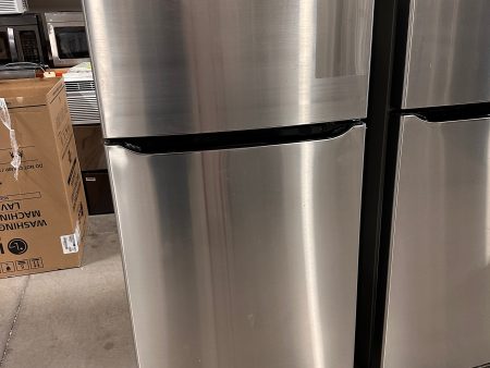 TOP FREEZER REFRIGERATOR - NEW LG STAINLESS STEEL FRIDGE - REF12585 Cheap