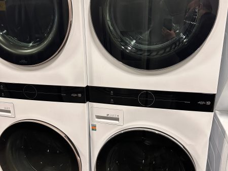 BRAND NEW ELECTRIC DRYER STACKED LAUNDRY UNIT - WAS12529 WKEX200HWA For Cheap