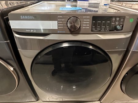 CHAMPAGNE SAMSUMG STACKABLE FRONT LOAD WASHING MACHINE - WAS12642 Discount