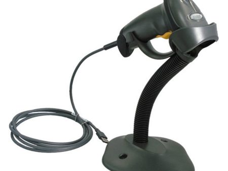 LS2208-SR20007R-NA - ZEBRA HANDHELD CORDED 1D BARCODE SCANNER (USB) WITH STAND; BLACK on Sale