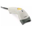 LS1203-1AZU0100SR - ZEBRA HANDHELD 7  CORDED 1D BARCODE SCANNER (USB) WITH STAND; WHITE Cheap